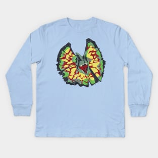 COLORFUL DINO ERA Kids Long Sleeve T-Shirt